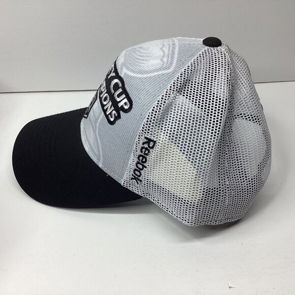 LA Kings Hat Reebok Stanley Cup Champions Mesh Back One Size - Picture 2 of 5